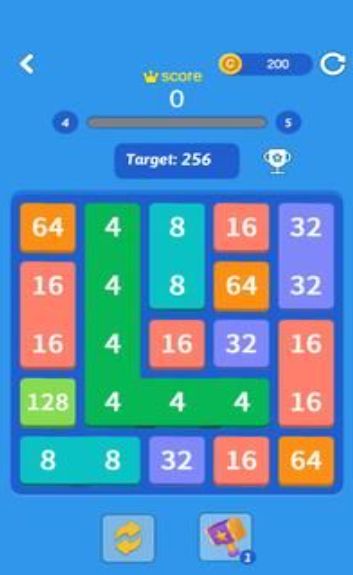 2048方块轻敲