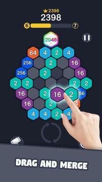 2048六边形拼图